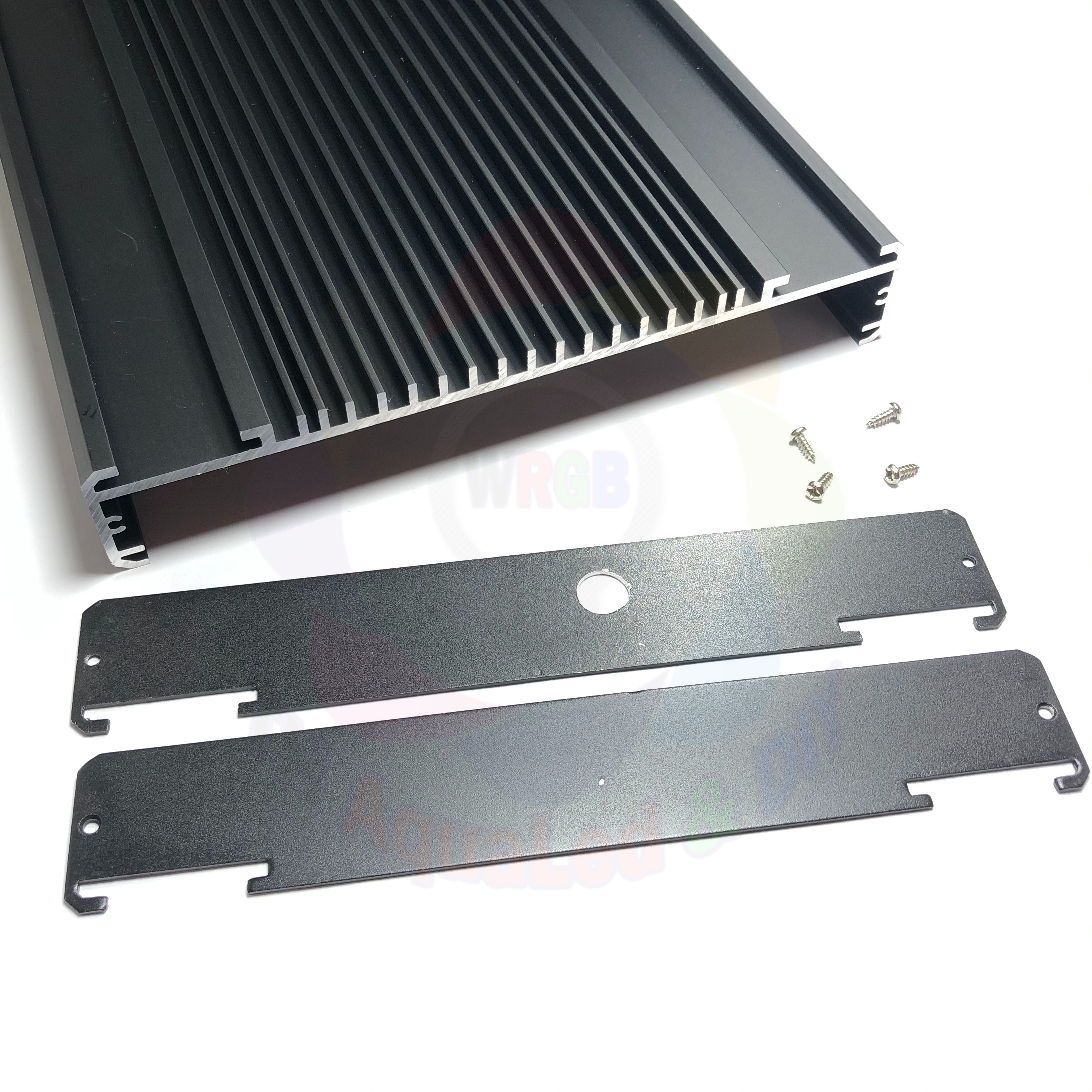 Bộ máng T34 tản nhiệt kèm phụ kiện DIY đèn LED thủy sinh. Máng tản nhiệt dày, chất lượng cao, thiết kế nhiều loại đèn