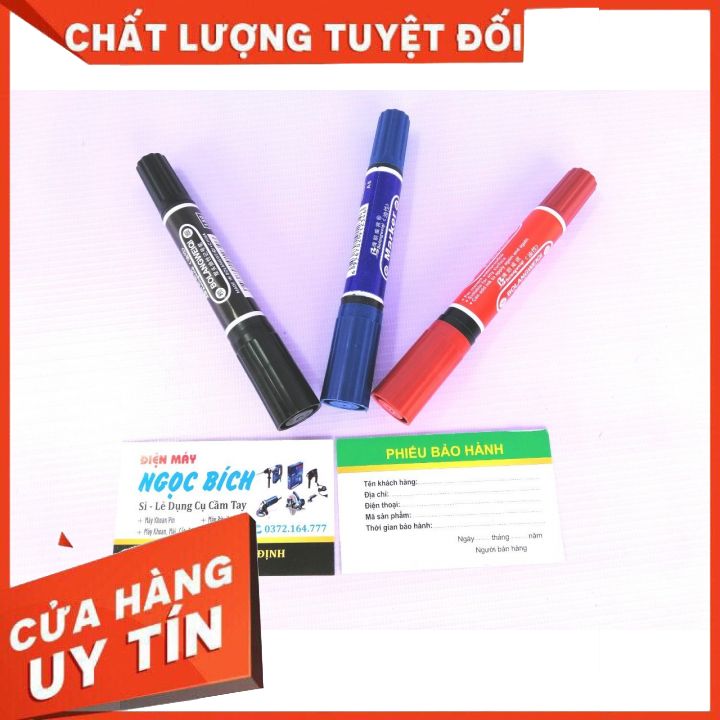 Bút lông dầu không xóa được đủ 3 màu