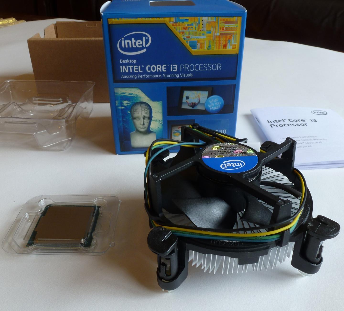 I3 4130 tray + fan