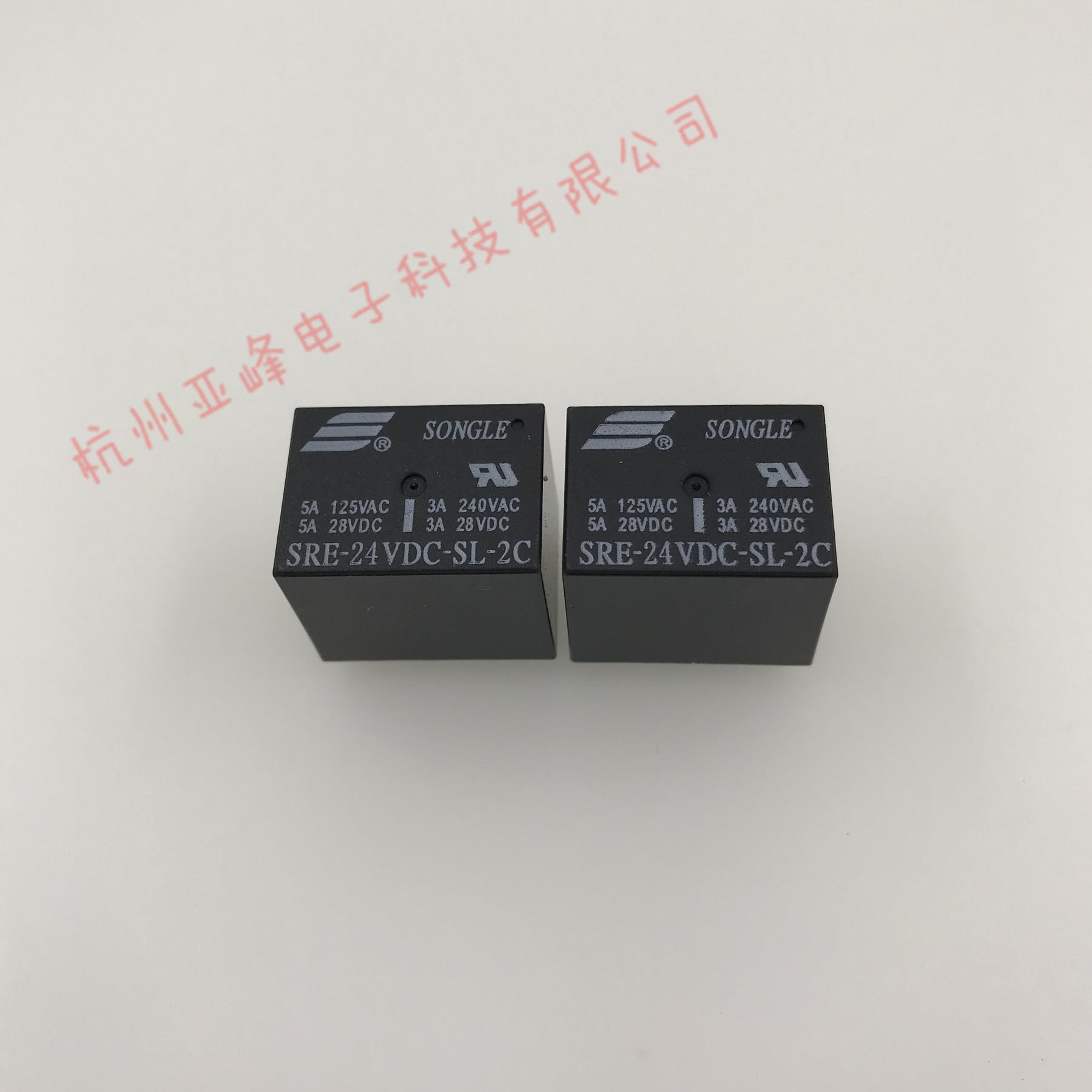 1pcs Ningbo Songle relay SRE-24VDC-SL-2C two sets of conversion 8 feet 3A240VAC 4137