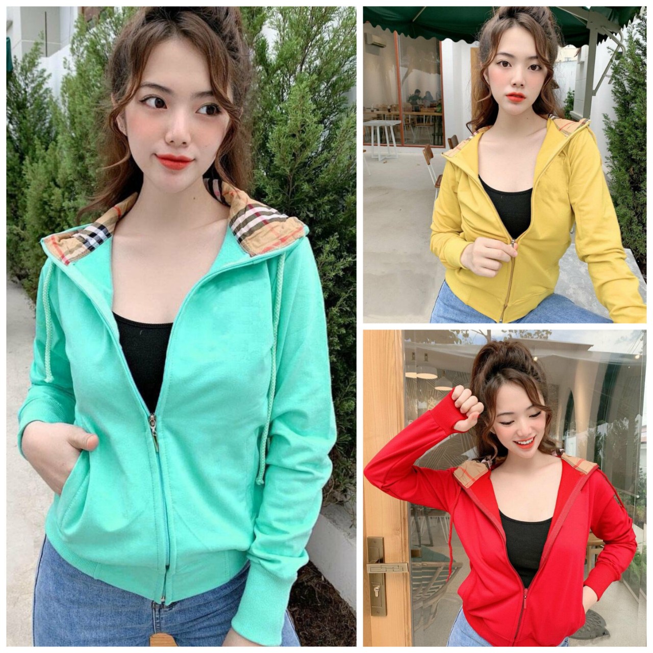 Áo khoác chống nắng nữ xuất khẩu cao cấp