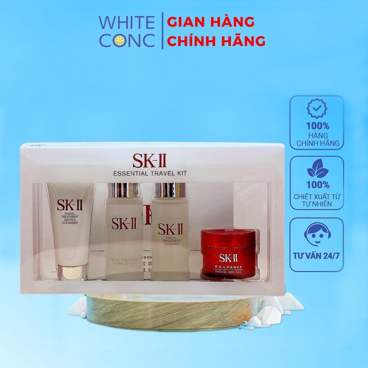 Set dưỡng da cao cấp sk-ii mini 4 món