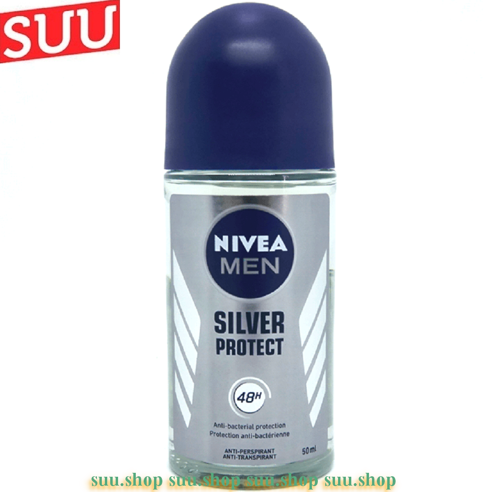 Lăn Khử Mùi 50ml Cho Nam Nivea Phân Tử Bạc (Silver Protecter)