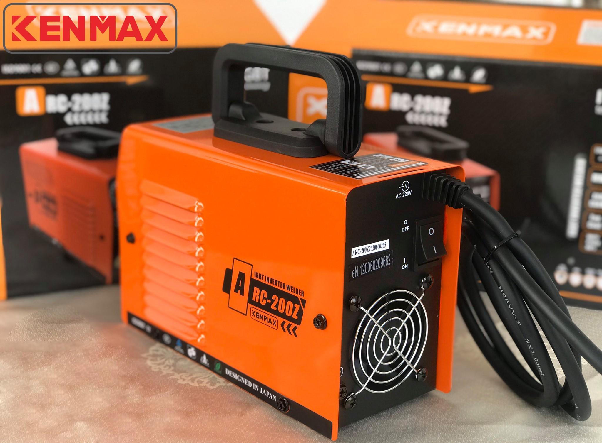 Máy hàn điện tử mini kenmax arc-200z-chuyên que 2.5 máy bảo hành 12 tháng