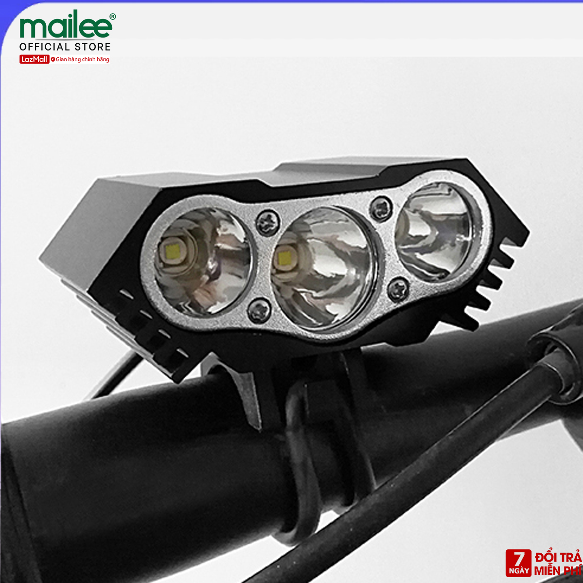 Đèn trợ sáng xe đạp gắn ghi đông cho xe đạp thể thao MTB 900 lumens N3 nhiều chế độ sáng chiếu rộng siêu sáng