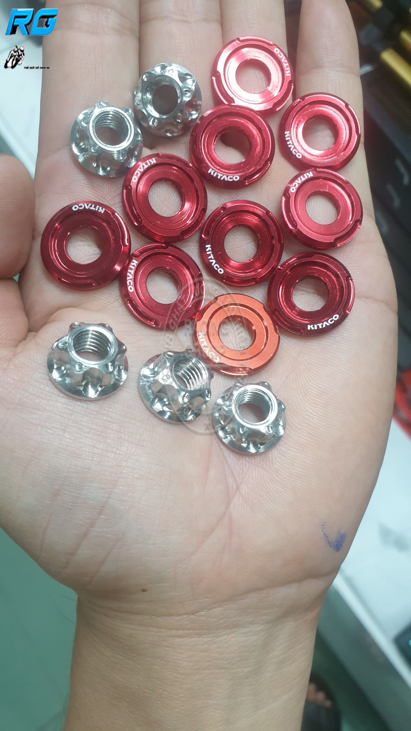 Combo 1 tán và 1 long đền size 6ly và 8ly