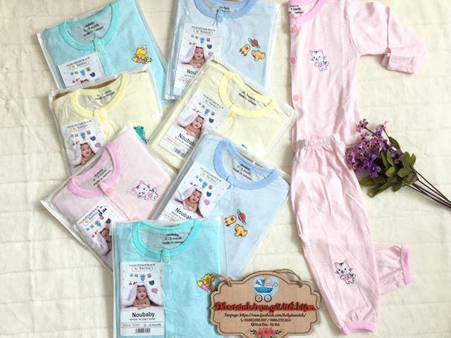 BỘ NOUBABY TAY DÀI CHẤT VẢI THÔNG HƠI SIÊU ĐẸP