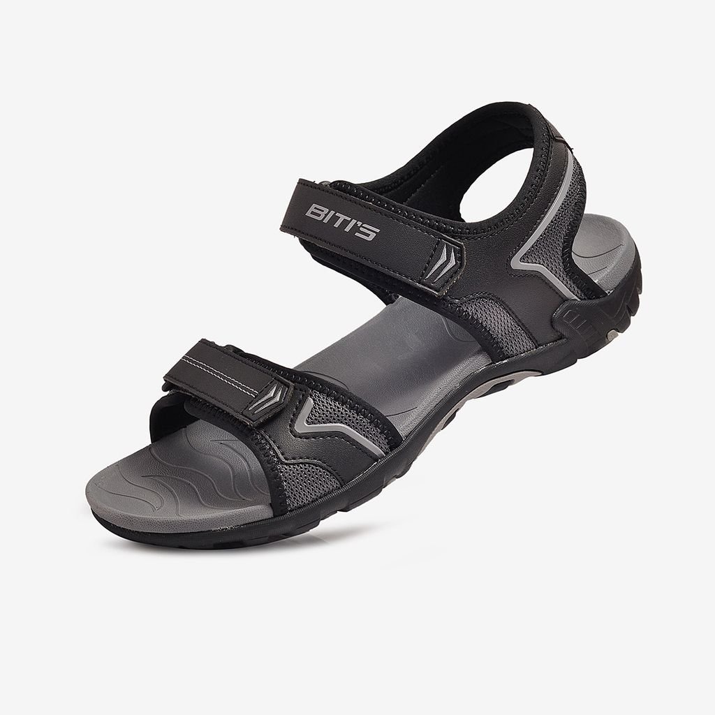 [Hoàn Xu] GIÀY SANDAL QUAI HẬU HỌC SINH NAM BITI'S THỂ THAO ĐẾ CAO SU BYM000300 (ĐEN + XÁM + XANH NHỚT) - BITIS