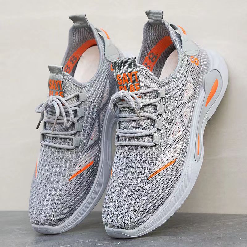 2023 Spring Breathable Casual Running Shoes Waterproof Leather Sneakers Black Office Shoes Men's Cross-Border Foreign Trade - 2