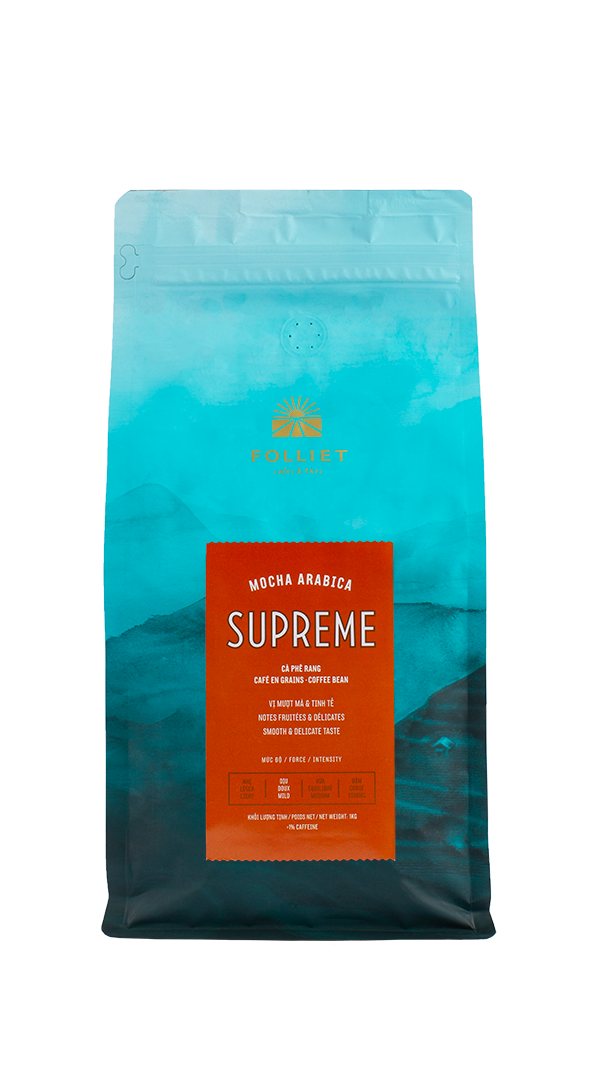 Cà phê supreme hạt 1kg