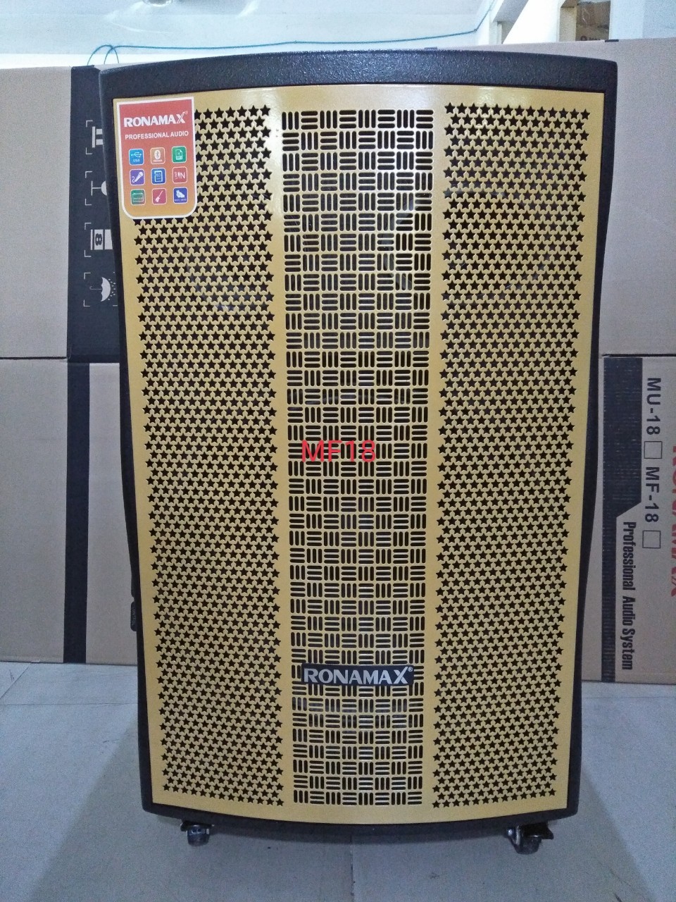 Loa kéo di động ronamax mr18 - 5 tấc - âm thanh cực khủng chơi nhạc cực đã 2023