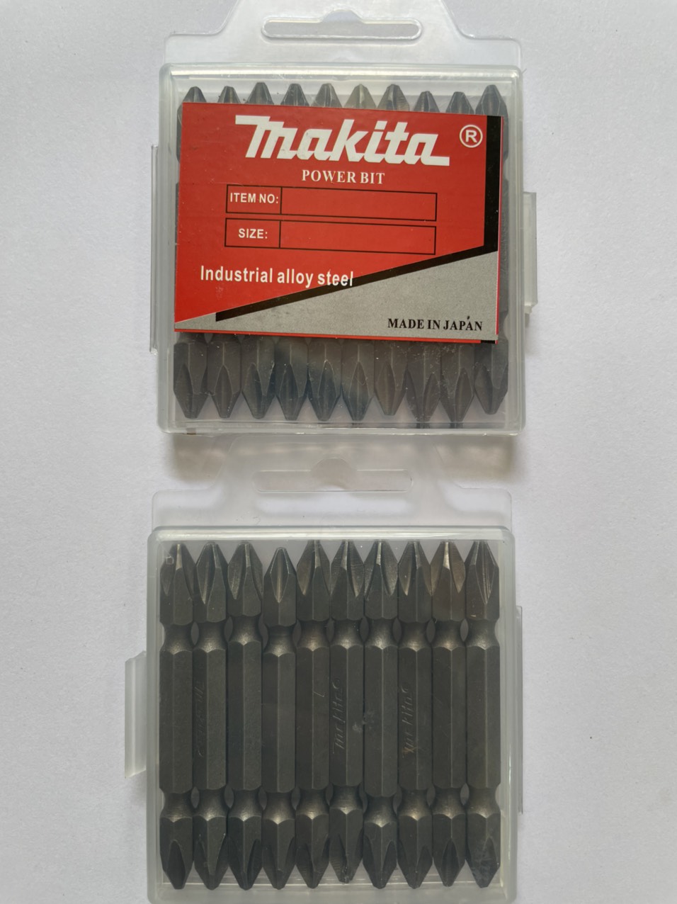 Combo 10 mũi Đầu bắn vít Makita 4 cạnh dài 65mm