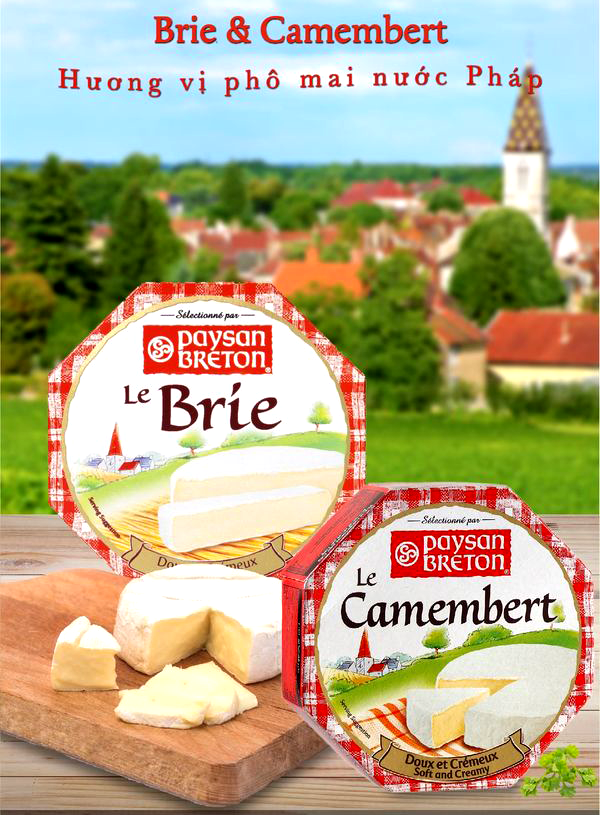 [chỉ giao hỏa tốc tại hcm] phô mai camembert paysan breton 125g camembert cheese 2