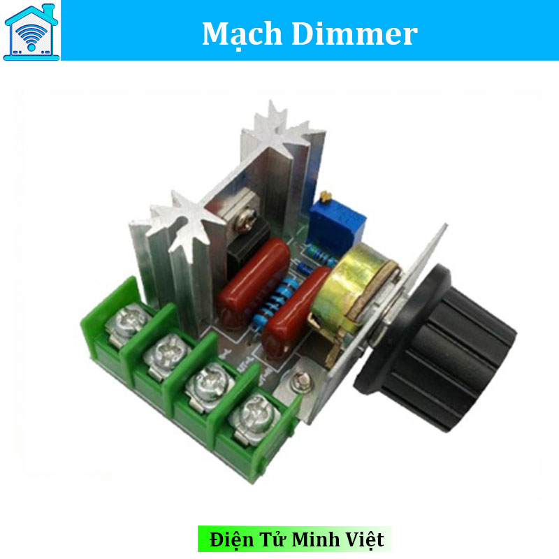 Mạch Điều Chỉnh Tốc Độ Quạt Và Độ Sáng Bóng Đèn 2000W 220VAC - Mạch Dimmer 2000W