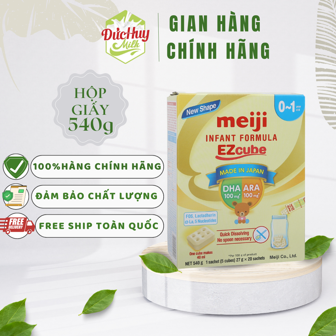 Sữa bột meiji thanh 0-1 540g