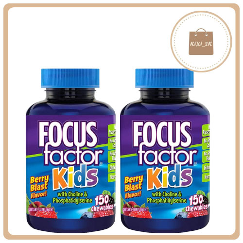 Kẹo dẻo phát triển trí não cho trẻ Focus Factor Kids 150 viên Mỹ