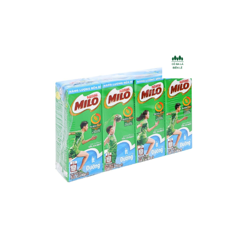 Sữa MiLo Nestle Ít Đường 180ml