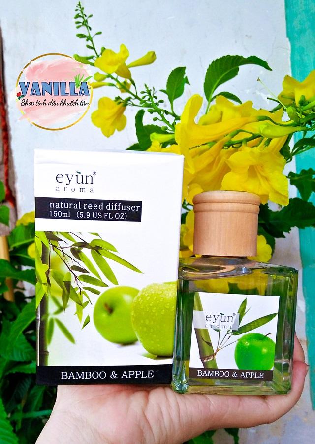 Tinh dầu khuếch tán bằng que mây hương tre táo