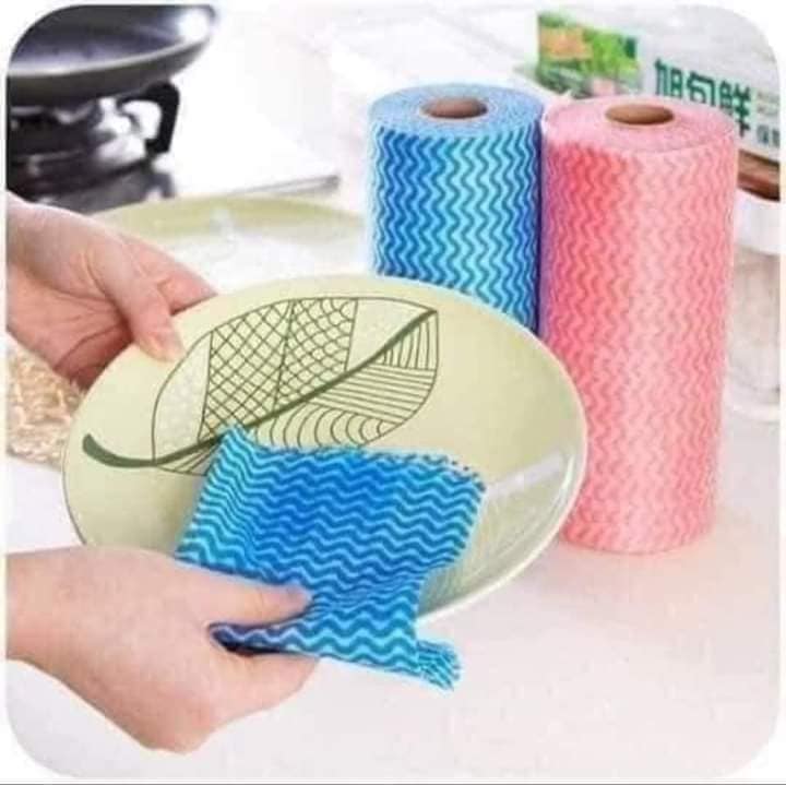 Cuộn khăn Lau Đa Năng Homeeasy 50 miếng