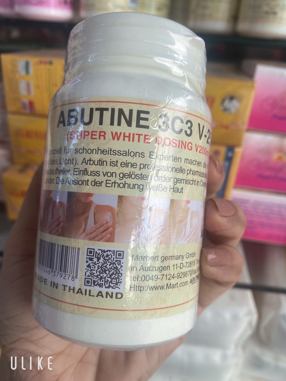 Kem kích trắng abutine 3c3 thái lan kích trắng mạnh