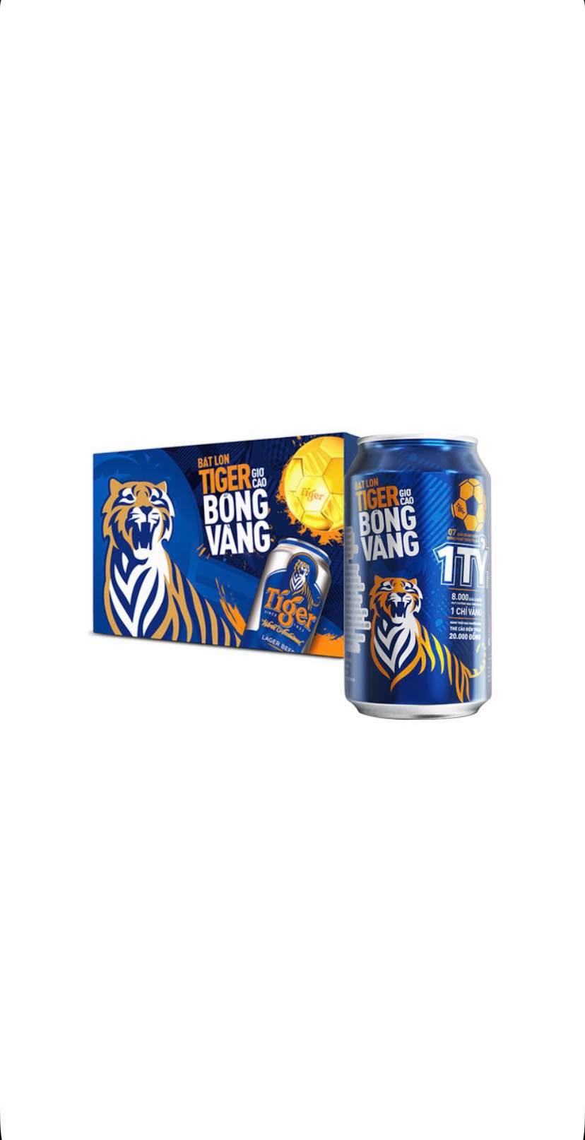 Thùng 24 lon bia tiger