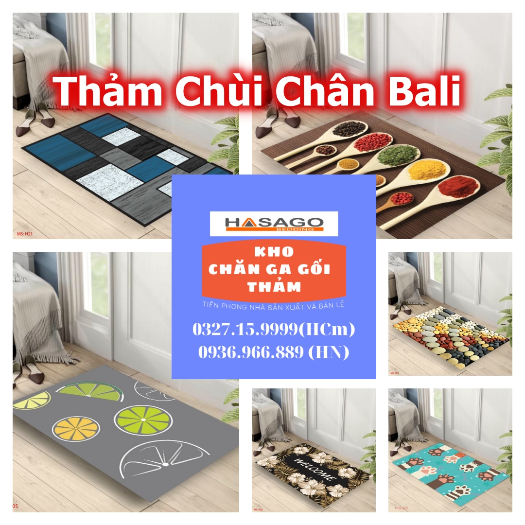 Bộ 3 thảm san hô siêu thấm