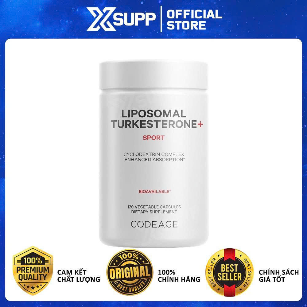 Codeage Liposomal Turkesterone – Bổ Sung Dinh Dưỡng Cho Gymer