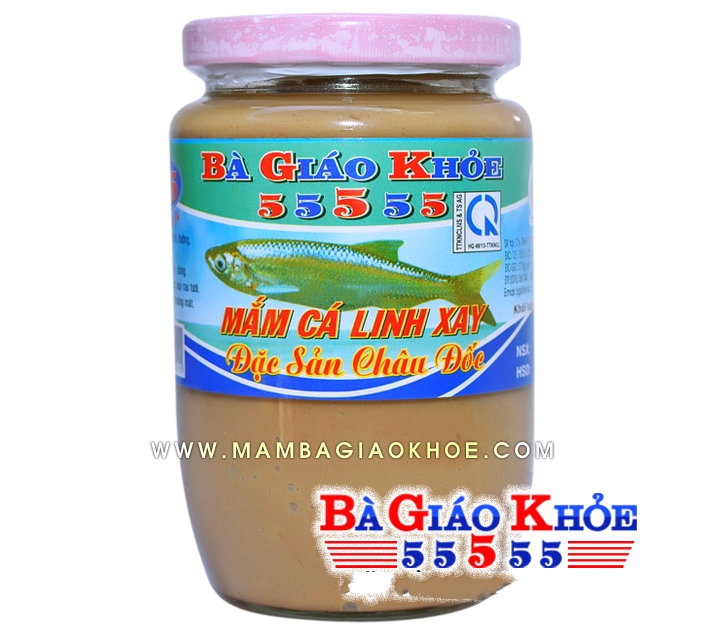 [HCM]Mắm cá linh xay Bà Giáo Khỏe 5555 hủ 500gr đặc sản Châu Đốc Không sử dụng hóa chất phẩm màu độc hại