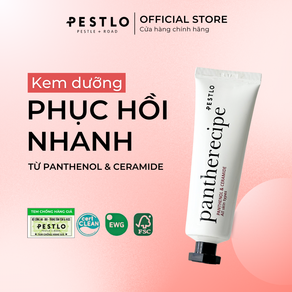 Kem dưỡng ẩm PESTLO Panthenol & Ceramide