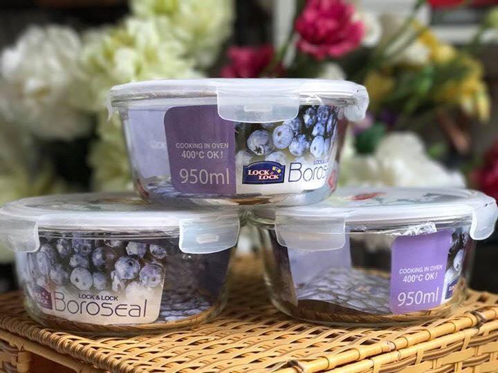 Hộp thuỷ tinh chịu nhiệt lock & lock llg861 950ml