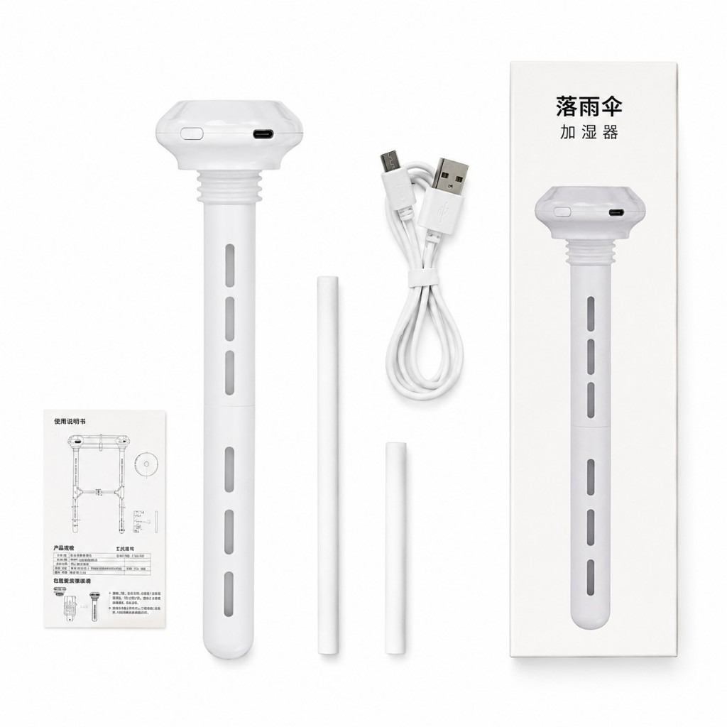 Máy Phun Sương Mini USB | Máy Tạo Ẩm Mini Portable, Nano Mist 35ml/h, 8 Giờ Cho Bàn Làm Việc