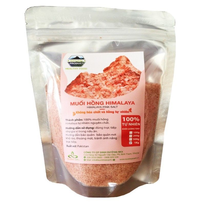 Muối Hồng Himalaya Organic 50gr Dùng Bổ Sung Khoáng Cho Nấm Nước