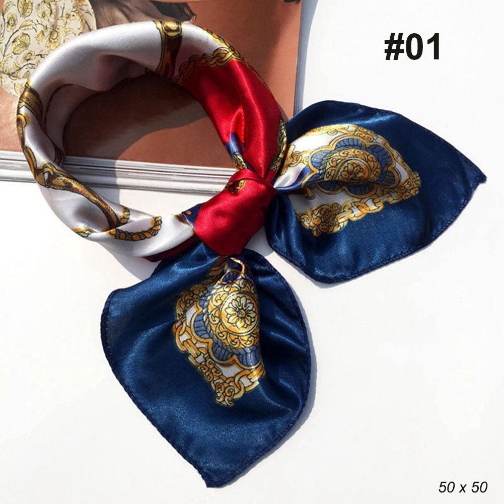 Khăn lụa nhập khẩu - khăn quàng cổ - khăn turban - phụ kiện đa năng
