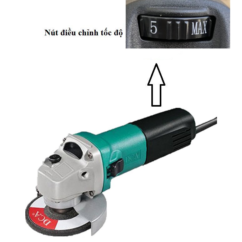 MÁY MÀI GÓC DCA 4  - TẶNG 2 LƯỠI CẮT - CÔNG SUẤT 1020W