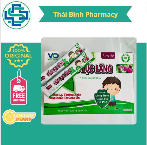 Siro hỗ trợ giảm ho gói cúc lục lăng - hộp 50gói x 5ml