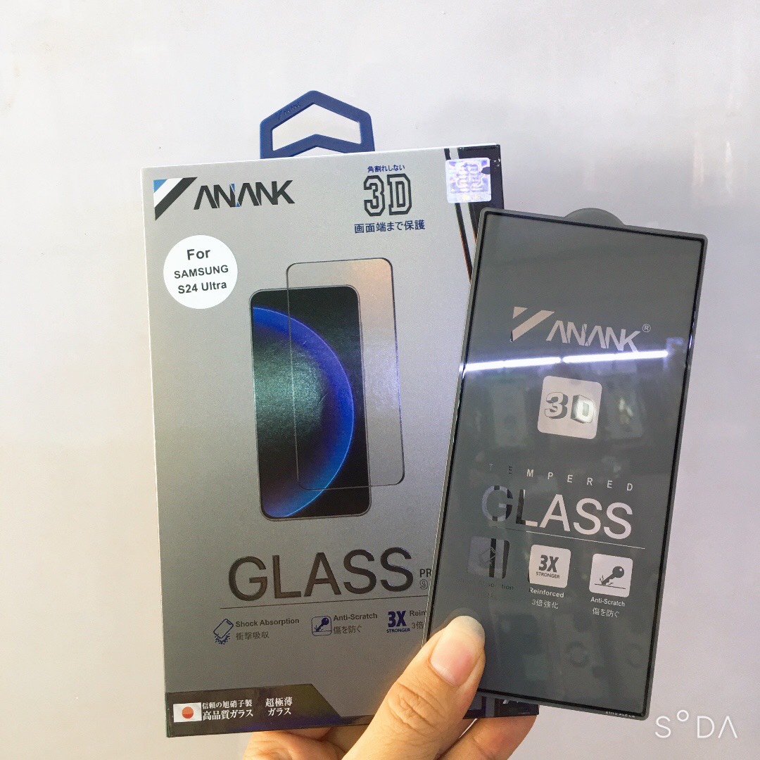 Kính cường lực trong anank clear 3d agc glass samsung s24 ultra / s24 plus / s24