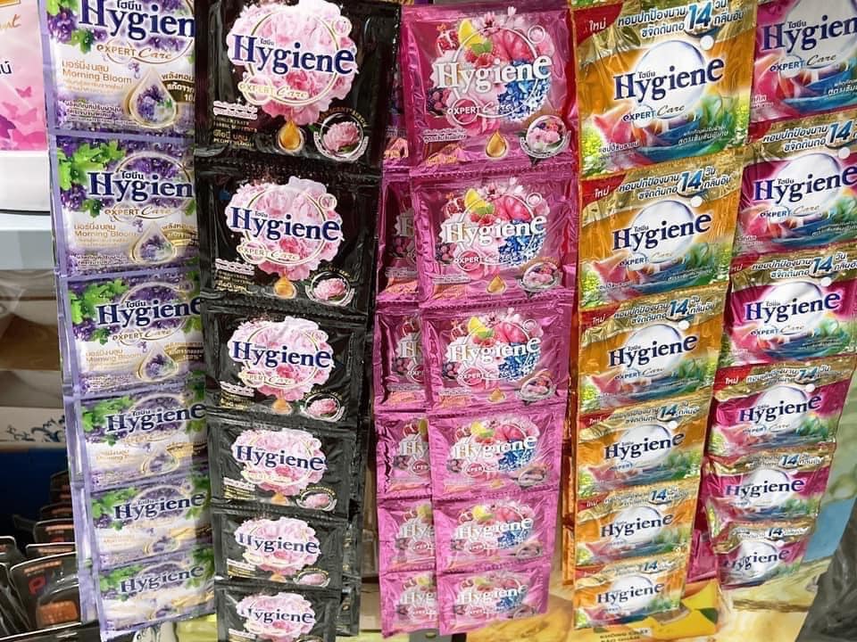 Nước xả vải Hygiene Thái dây 12 gói