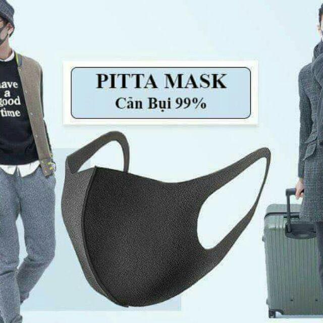 Bộ 3 chiếc khẩu trang lọc khói bụi PITTA MASK nhật bản -khẩu trang đẹp khẩu trang than hoạt tính khẩu trang Pittta khẩu trang chống bụi khẩu trang kháng khuẩn.