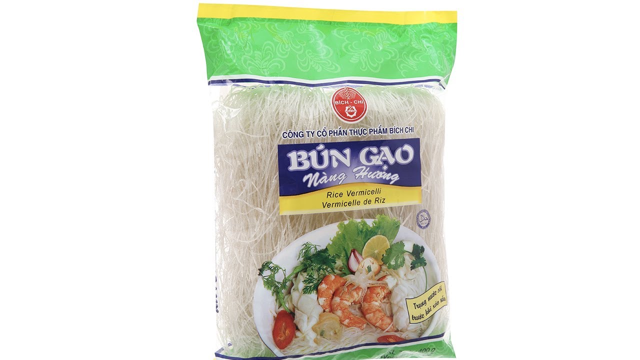 [HCM]Bún gạo khô Nàng Hương Bích Chi gói 400g dai ngon đặc sản Đồng Tháp thơm mùi gạo ngon