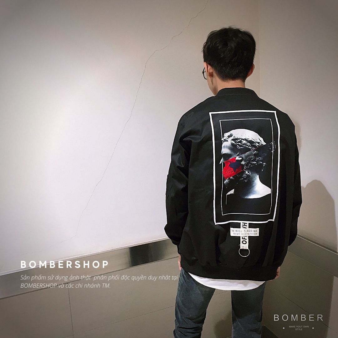 Áo khoác bomber design lama