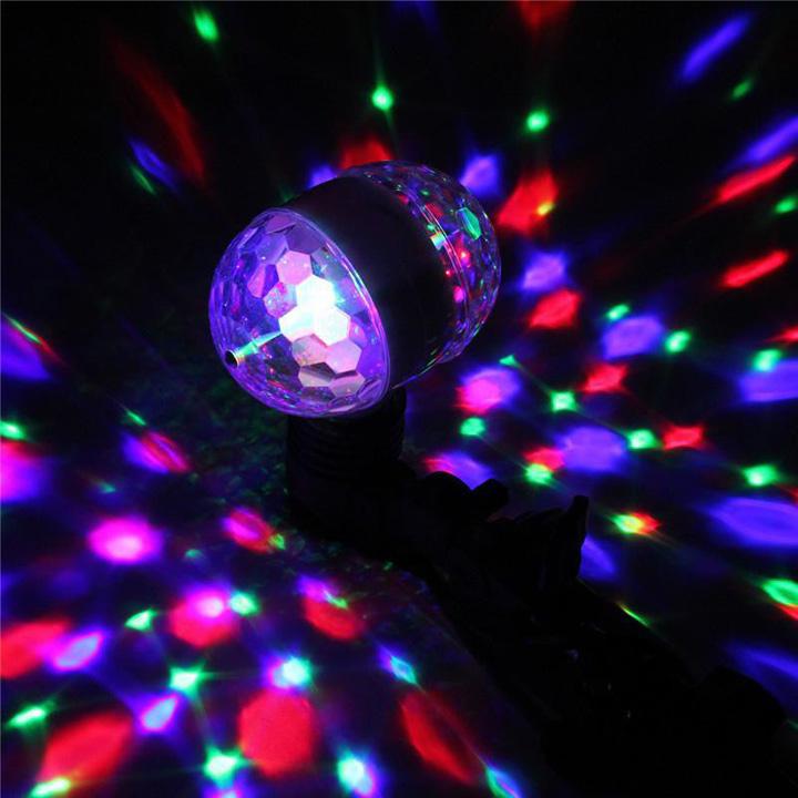 Đèn led vũ trường cầu xoay 2 đầu đèn xoay nhiều màu - đèn led xoay 2 đầu - đèn vũ trường 2 đầu xoay - đèn led hình cầu - đèn led xoay nhiều màu - đèn vũ trường nhiều màu - đèn led được nhiều màu SUHA SH 1279