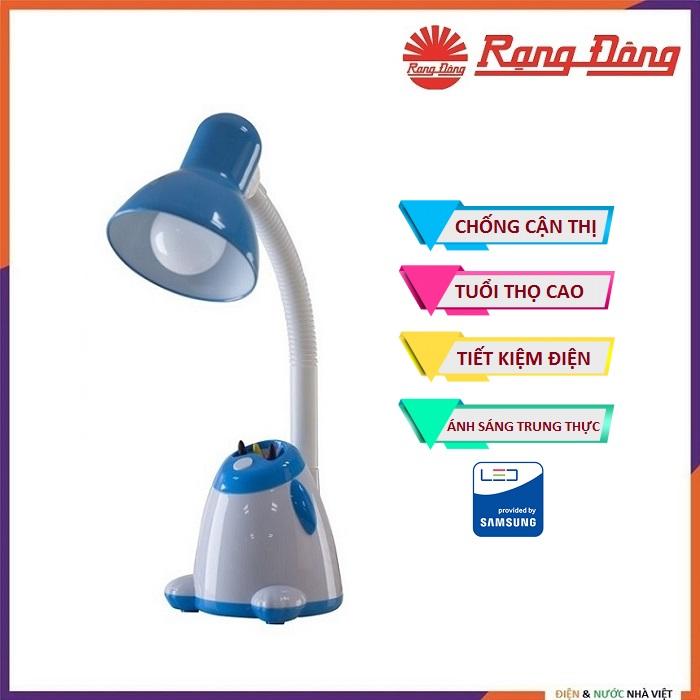 Đèn bàn led bảo vệ thị lực chóa sắt rạng đông rd - rl - 24.led - kèm bóng led 5w