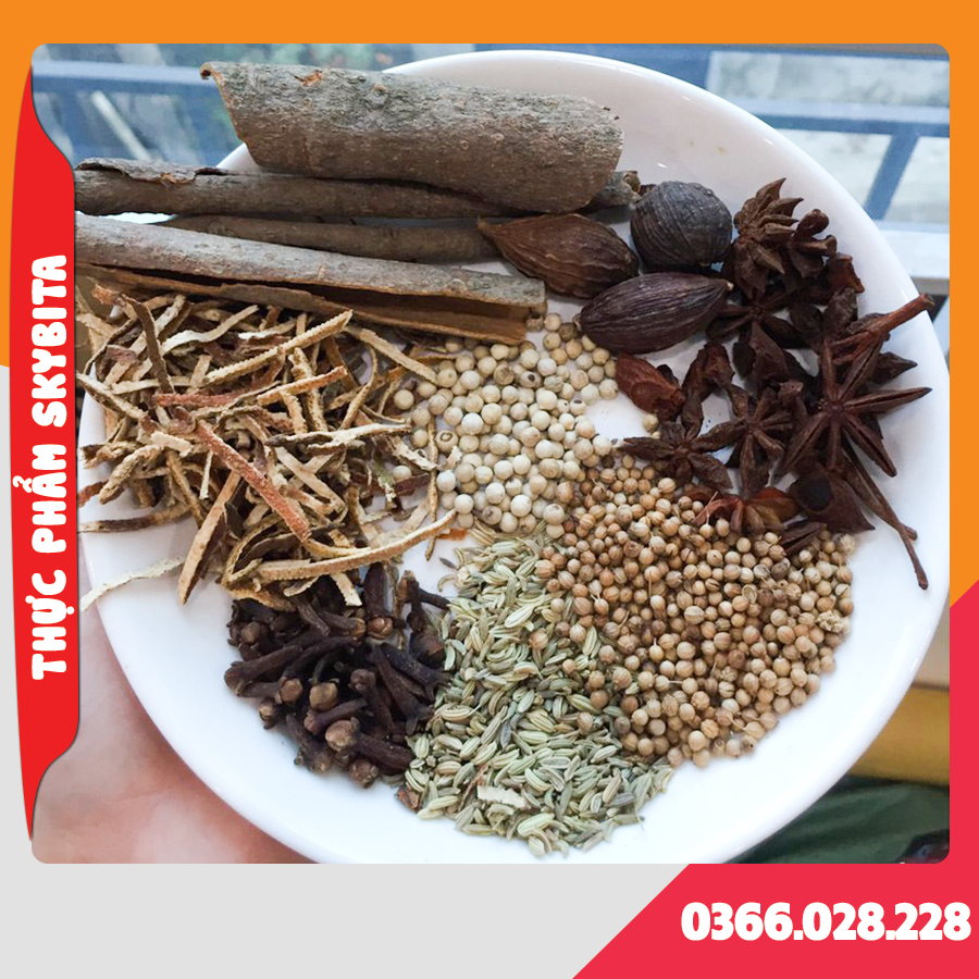 Nguyên Liệu ngâm rượu Mai Quế Lộ chuẩn 9 vị