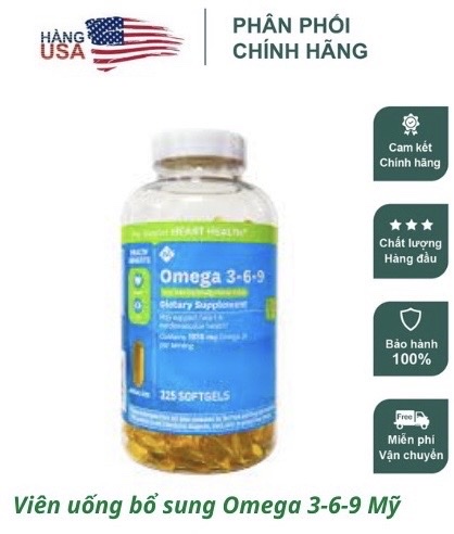 Viên uống bổ sung Omega 369 chai 325 viên