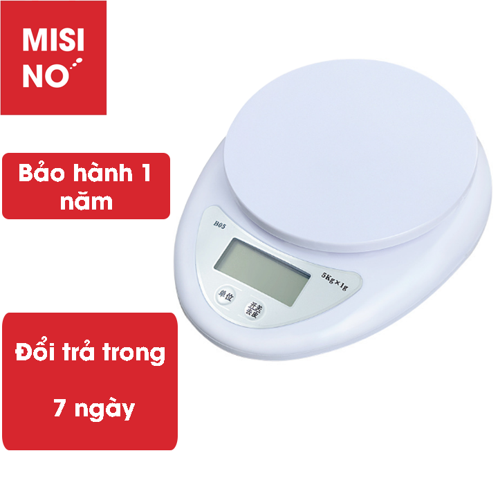 Cân tiểu ly điện tử để bàn 5kg misino - cân điện tử tiểu ly nhà bếp