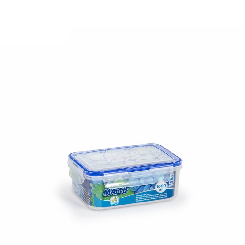 Hộp thực phẩm matsu chữ nhật 1000ml