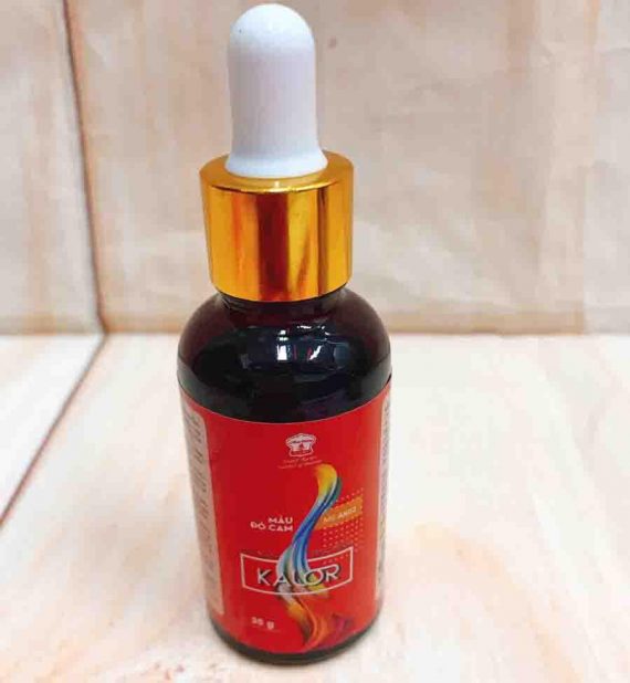 Màu nước thực phẩm màu đỏ cam kalor 35gr