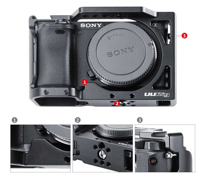 Khung bảo vệ - UUrigv2 cho Sony a6000 a6300 a6400 a6500
