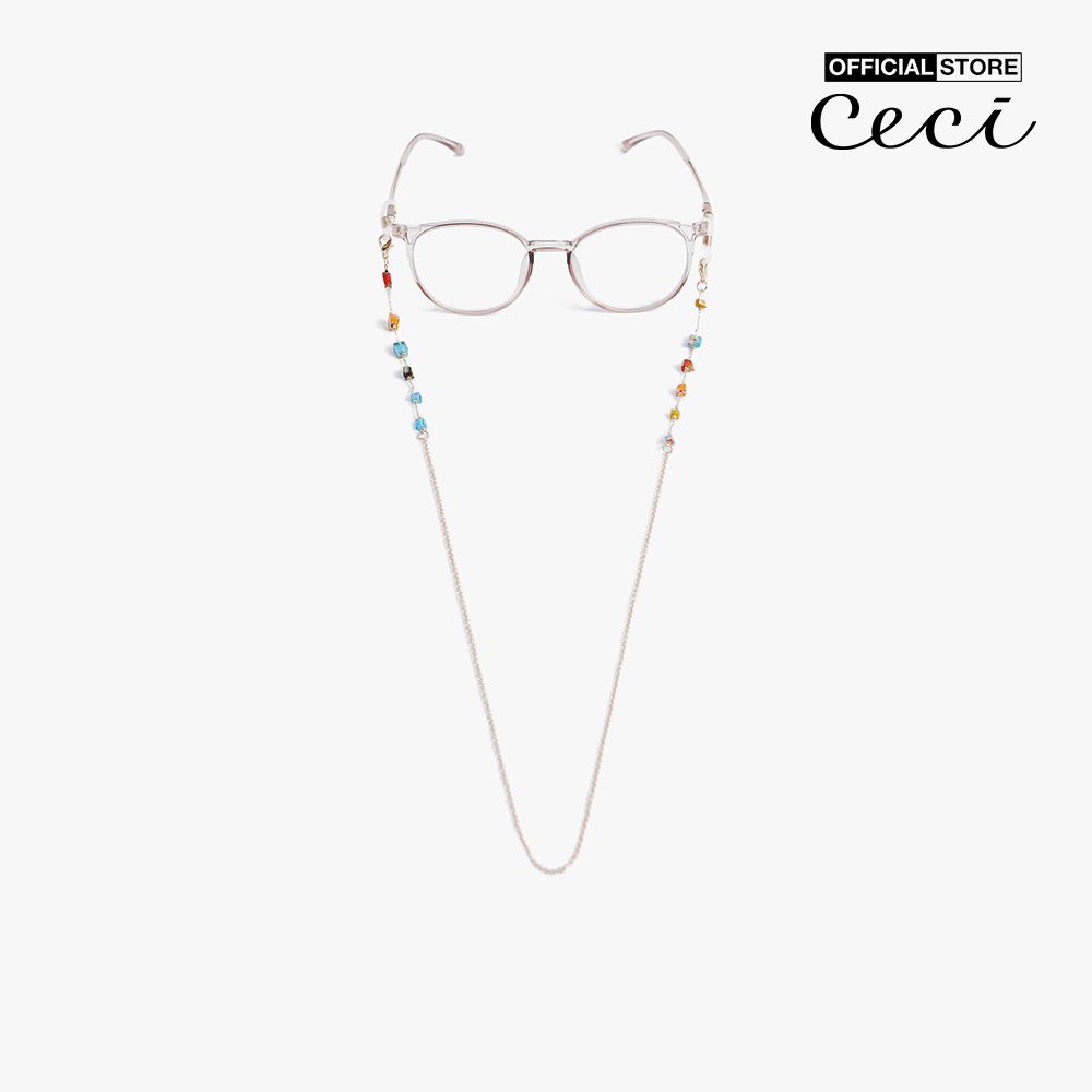 CECI - Dây đeo mắt kính chuỗi xích đính đá thời trang CC9-02000026-27