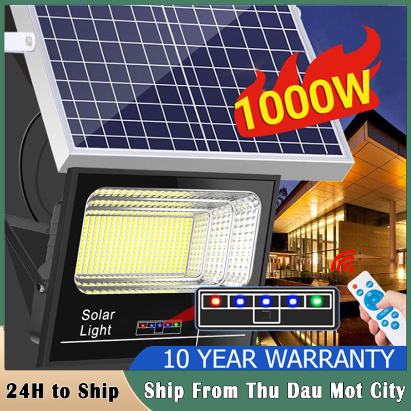 Dosen đèn led năng lương mặt trời 2024 "5730"LED solar light IP67 không thấm nước đèn năng lượng măt trời ngoài sân with remote control đeng năng lượng mặt trời